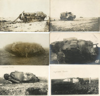 Panzer WK I Lot Mit 6 Foto-AK I-II Réservoir - Other & Unclassified
