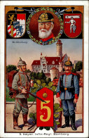 Bamberg 5. Bayerisches Infanterie-Regiment I-II - Regimenten