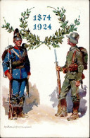 Regiment Byrischer Kriegerbund 50. Jähriges Bestehen Sign. Hoffmann, Anton I-II - Regimientos