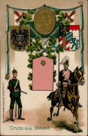 Regiment Frankreich Dieuze Prägekarte I-II - Regimientos
