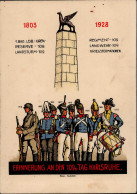 Regiment Karlsruhe 1. Bad. Leib.-Gren. Regiment Nr. 109 Sign. Kusche, Paul I-II (Stauchung, Fleckig) - Regiments