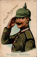 Regiment Spandau Mein Regiment II (fleckig, Ecke Abgestossen) - Regimientos