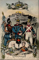 Würzburg Königlich Bayerisches 9. Infanterie-Regiment Wrede 1903 I-II - Régiments