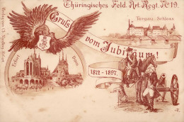 Regiment Erfurt Thüringisches Feld. Art. Regt. Nr. 19 I-II (fleckig) - Regimente