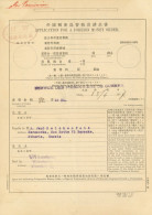 Kriegsgefangenenpost Aus Japan Hilfsorganisation Landgraf, Beleg über Eine Geldsendung (Money Order) In Höhe Von 10 Rube - Altri & Non Classificati