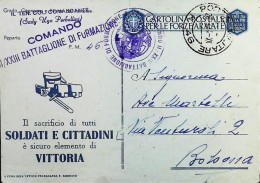 POSTA MILITARE ITALIA IN SLOVENIA  - WWII WW2 - S7415 - Posta Militare (PM)