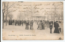 La Promenade Pré-Madama    1902  N° 1 - Riom