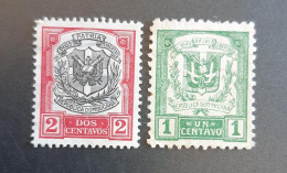 Dominicana 1922-1924 Yvert 205 & 207 NSG - Dominicaine (République)