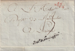 LETTRE.  10 MESSIDOR AN 5. JEMAPPES. 86/MONS. GRIFFE NOIRE DEPARTEMENT DE JEMAPPES. NOMS ET SIGNATURES DES ADMINISTRATEU - 1792-1815: Veroverde Departementen