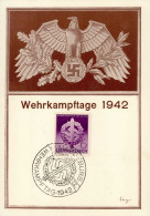 NS-GEDENKBLATT WK II - WEHRKAMPFTAGE 1942 S-o MAGDEBURG I - Weltkrieg 1939-45