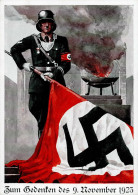 Propaganda WK II - 9.NOVEMBER 1923 PH 1923/20 Künstlerkarte Sign. Hans Friedmann S-o I - Guerre 1939-45