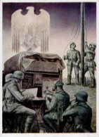 Propaganda WK II - PH Kl. 15 Die DEUTSCHE WEHRMACHT  Künstlerkarte Sign. Gottfried Klein I-II - Guerre 1939-45
