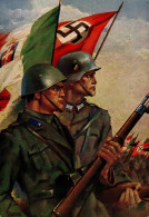 Propaganda WK II Italien Sign. I-II (Ecken Gestossen) - War 1939-45