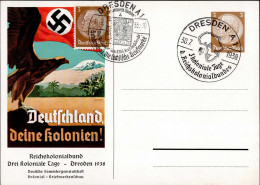 Propaganda WK II Deutschland Deine Kolonien Mit So-Stempel I-II Colonies - War 1939-45