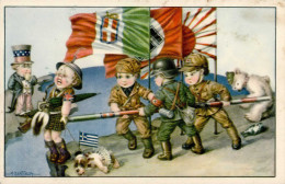 Propaganda WK II Sign. I-II (fleckig) - War 1939-45