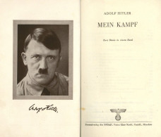 Hitler Buch Mein Kampf Entnazifiziert 805.-809. Auflg. 1943, Zentralverlag Der NSDAP Eher München, 781 S. II - Weltkrieg 1939-45