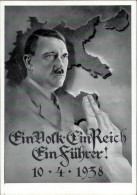 Hitler Ein Volk Ein Reich Ein Führer 10.4.1938 I-II - War 1939-45
