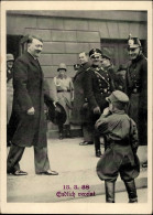 Hitler Endlich Vereint 13.3.38 I-II (Eckbug) - War 1939-45