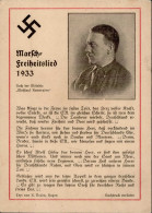 Hitler Liederkarte Marsch-Freiheitslied I-II (RS Klebereste, Stauchung) - War 1939-45