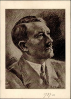 Hitler Portrait 1938 Sign. I-II - War 1939-45