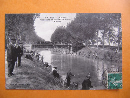 CPA - VAIRES - LE CANAL - CONCOURS DE PÊCHE - LE PONT - Vaires Sur Marne