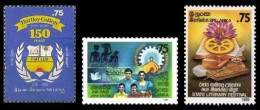 (0289+292+297) Sri Lanka  1989 / 3 Values / Read  ** / Mnh Michel 865+868+877 - Sri Lanka (Ceylon) (1948-...)