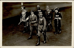 WK II Hitler Mit V. Mackensen Generalfeldmarschall V. Blomberg Frhr. V. Fritsch Göring Und Dr. Reader I-II (RS Kleberest - War 1939-45