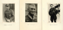 Ritterkreuzträger Lot Mit 100 Foto-Abzügen Von Seltenen Original-Fotos. Die Fotos Sind Meist Im Format 9x13cm Und Wurden - Guerra 1939-45