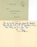 Ritterkreuzträger Ruoff, Richard General Der Infanterie Dankesschreiben Mit UNTERSCHRIFT Und Handschriftlicher Widmung 1 - Oorlog 1939-45