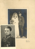 Ritterkreuzträger Lot Hochzeitsfoto 11x16,5 Cm Und 1 Foto 8,5x13,5 Cm II - Guerra 1939-45