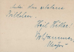 Ritterkreuzträger WK II Unterschrift Auf Notizzettel I-II - War 1939-45