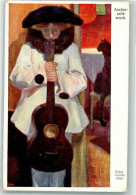 10676105 - Aschermittwoch Gitarre  Sign. Erich Lamm Wiener Kunst - Andere & Zonder Classificatie