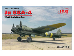 ICM - JU 88A-4 AXIS BOMBER WWII Maquette Kit Plastique Réf. 48237 Neuf NBO 1/48 - Airplanes