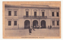 Cartolina - Casalnuovo Monterotaro - Municipio - Foggia. - Foggia