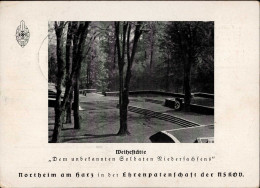NSDAP Weihestätte Northeim Am Harz Ehrenpatenschaft Reichsarbeitstagung  U. 3. Frontsoldaten-Kriegsopfer-Ehrentag 1937 I - Guerra 1939-45
