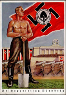 Reichsparteitag WK II Nürnberg (8500) 1938 RAD Sign. Friedmann I-II - Weltkrieg 1939-45