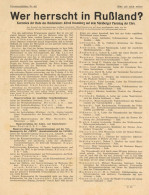 Reichsparteitag WK II Nürnberg (8500) Flyer Der Rede Des Reichsleiters Rosenberg, Alfred 1936, 2 S. II (re. Mittig Kl. E - Guerra 1939-45