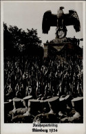 REICHSPARTEITAG NÜRNBERG 1934 WK II - Seltene Foto-Ak Mit Fahnen I - Guerre 1939-45