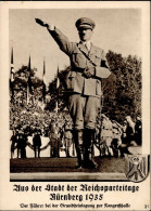 REICHSPARTEITAG NÜRNBERG 1935 WK II - Nr. 27 Der Führer Bei Der Grundsteinlegung Zur Kongreßhalle I-II - Guerre 1939-45