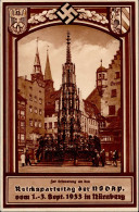 Reichsparteitag WK II Nürnberg (8500) 1933 Adolf Hitler-Platz Mit So-Stempel I-II - Guerra 1939-45