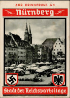 Reichsparteitag WK II Nürnberg (8500) Adolf-Hitler-Platz II (fleckig, Kl. Eckbug) - War 1939-45