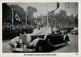 Reichsparteitag WK II Nürnberg (8500) 1938 Ankuft Hitler I-II - War 1939-45
