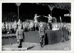 REICHSPARTEITAG NÜRNBERG 1936 WK II - Intra 1936/97 Baldur Con Schirach Begrüßt Den Führer I - Guerre 1939-45