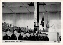 REICHSPARTEITAG NÜRNBERG 1937 WK II - Intra 1937/25 Parteikongreß Totenehrung Mit SS I - Oorlog 1939-45