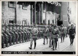REICHSPARTEITAG NÜRNBERG WK II - Intra 8 Ankunft Des Führers Am Rathaus Mit SS HIMMLER I - Oorlog 1939-45