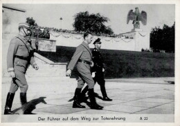 REICHSPARTEITAG NÜRNBERG WK II - Intra A 22 Führer Mit SS-HIMMLER Auf Dem Weg Zur Totenehrung I - Weltkrieg 1939-45