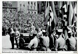 REICHSPARTEITAG NÜRNBERG WK II - Zerreiss 38/41 Vorbeimarsch Der SA NSKK NSFK SS Vor Dem Führer I - Oorlog 1939-45