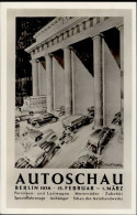 BERLIN WK II - AUTOSCHAU Berlin 1936 Künstlerkarte Sign. Axster-Heudtlaß S-o I - Weltkrieg 1939-45