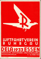 ESSEN WK II - DEUTSCHE LUFTSPORT-AUSSTELLUNG DELA 1933 D. LUFTFAHRTVEREIN RUHRGAU I - Guerra 1939-45