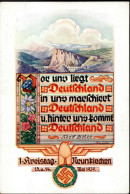 NEUNKIRCHEN,Österreich WK II - 1. NSDAP-KREISTAG 1939 Künstlerkarte Sign. Lybal S-o 1 Cm  Verklebter Einriß! - Guerra 1939-45